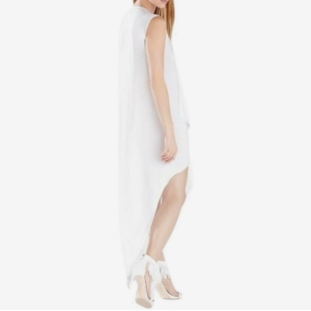 BCBGMaxAzria Asymmetrical White Dress - Picture 3 of 12
